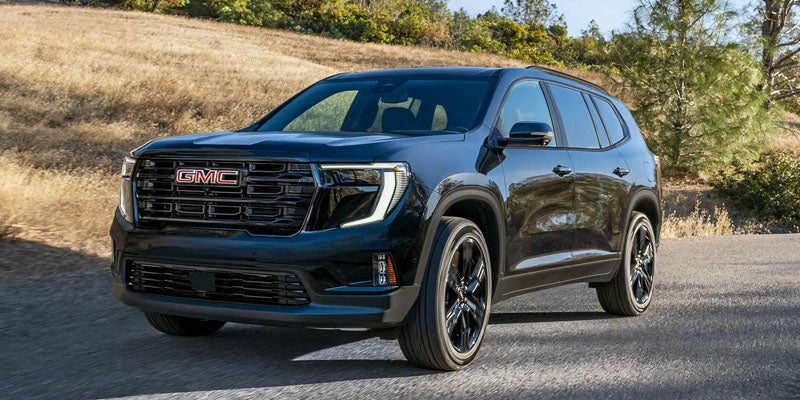 2026 GMC Acadia on road exterior